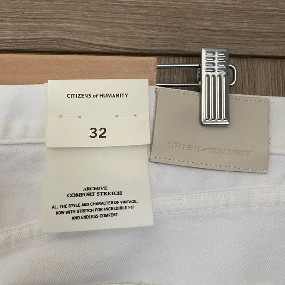 New Citizens of Humanity Dylan Rolled Crop Jeans in Hereafter Size 32 - Picture 9 of 12